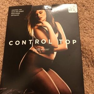 Control Top pantyhose off black and coffee 2 sizes